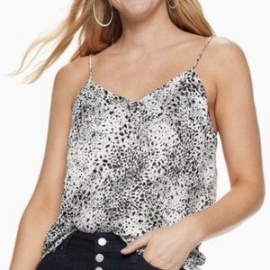 NWT- Sexy Nine West Adjustable Strap Satin-Like Speckled Camisole
